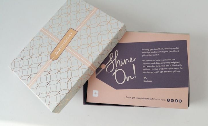 Holiday Birchbox Packaging