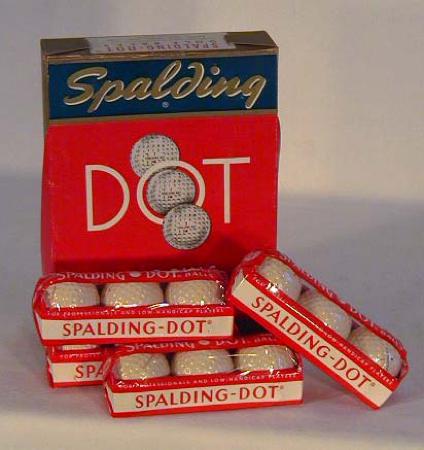 Spalding Golf Balls Retro Packaging